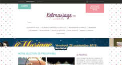 Desktop Screenshot of lunedemiel.kelmariage.re